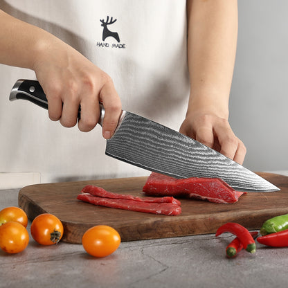 Damascus VG10 Steel Gyuto Chef Knife with ABS Handle