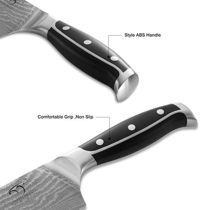 Damascus VG10 Steel Gyuto Chef Knife with ABS Handle