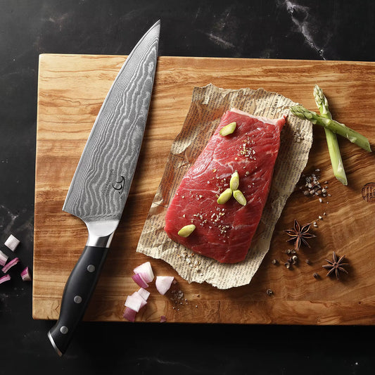 VG10 Damascus Gyuto Chef Knife 8"